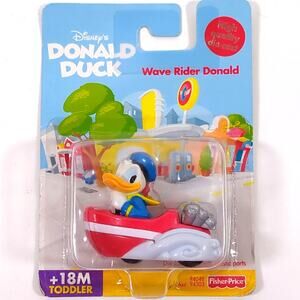 2000 Fisher-Price Disney Donald Duck Wave Rider Die-Cast Vehicle - NEW SEALED
